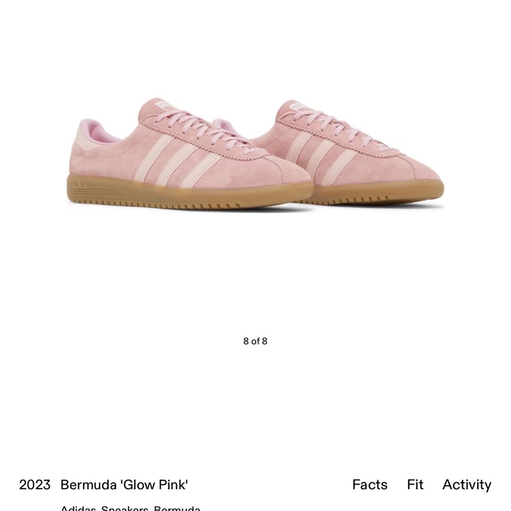 Bermuda ‘Glow Pink’ Adidas shoes size 9.5 - Picture 4 of 10